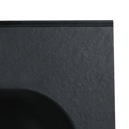 Vasque à encastrer effet pierre mat - Noir - 60 cm - OKIWA