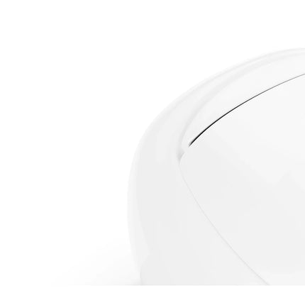 Pack WC suspendu design arrondi avec bâti-support décoratif - blanc - 40 cm - HURO II