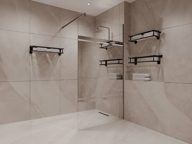 Paroi de douche effet miroir chromé - Argenté - 120 cm - ZENADO