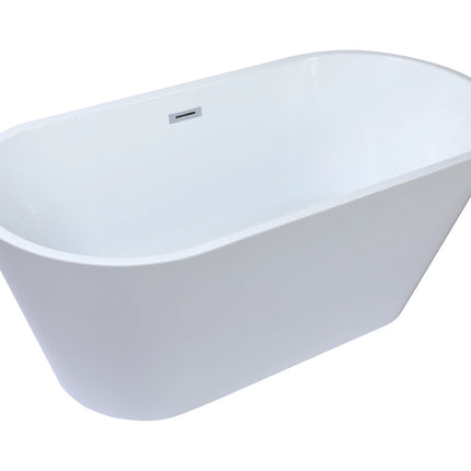 Baignoire îlot design - 150 x 70 x 58 cm - Blanche - 201 L - TWIGGY