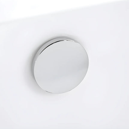 Baignoire balnéo avec LED intégrées - Blanc - 150 cm - SIRGAO