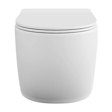 WC suspendu sans bride finition mate - blanc - 36 cm - Les Essentiels