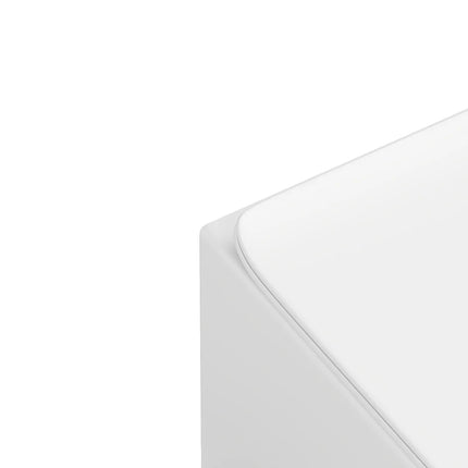 Pack WC suspendu sans bride blanc mat avec bâti-support et plaque de déclenchement blanche - 35,5 cm - Les Essentiels