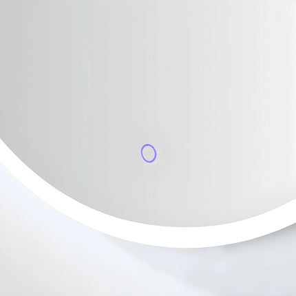 Miroir rond lumineux LED avec système anti-buée - Transparent - 80 cm - Les éphémères