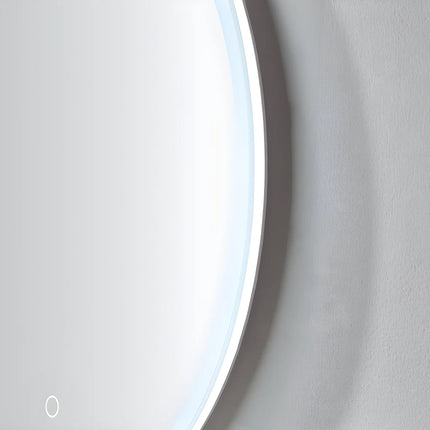 Miroir rond lumineux LED avec système anti-buée - Transparent - 80 cm - Les éphémères