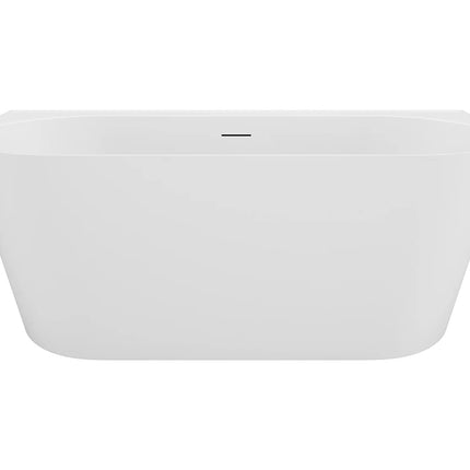 Baignoire ovale finition mate - Blanc mat - 75 cm - AMOBIA