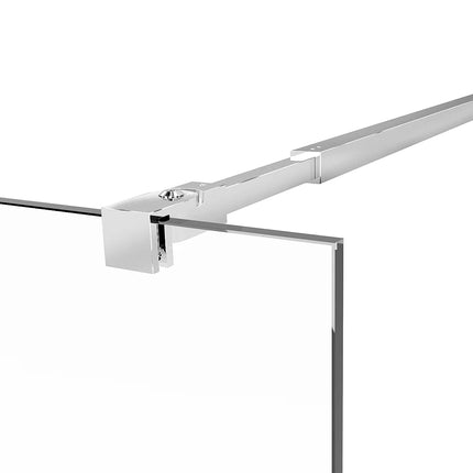 Paroi de douche à l'italienne design industriel léger - Argenté - 120 cm - Les Essentiels