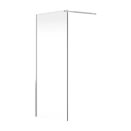 Paroi de douche à l'italienne design industriel léger - Argenté - 120 cm - Les Essentiels