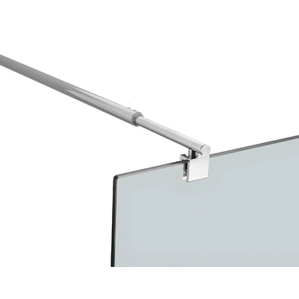 Paroi de douche à l'italienne sérigraphiée - Transparent - 140 cm - DANNA