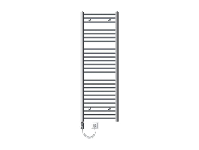 Radiateur sèche-serviettes électrique finition chromée - 50 cm - DS CONCEPT