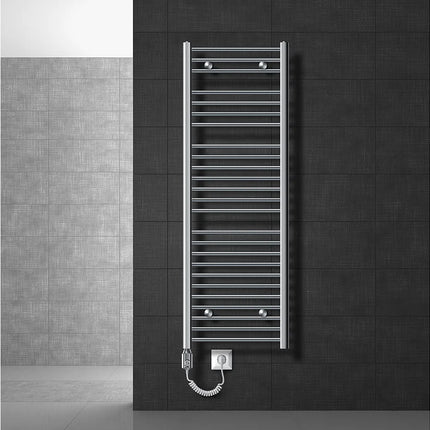 Radiateur sèche-serviettes électrique finition chromée - 50 cm - DS CONCEPT