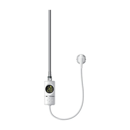 Radiateur électrique performant avec thermostat électronique - Blanc - 30 cm - Sahara