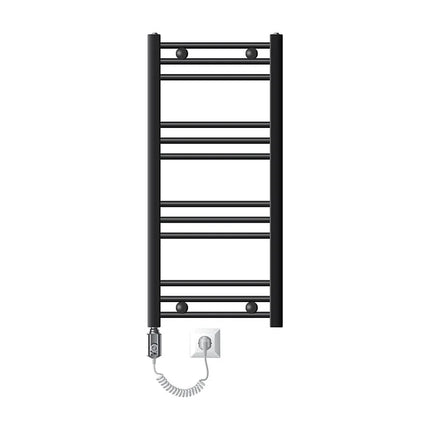 Radiateur sèche-serviettes design avec tige chauffante 600W - Anthracite - 40 cm - DS CONCEPT