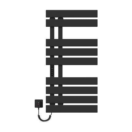 Sèche-serviettes électrique à inertie fluide noir 50 cm DS CONCEPT