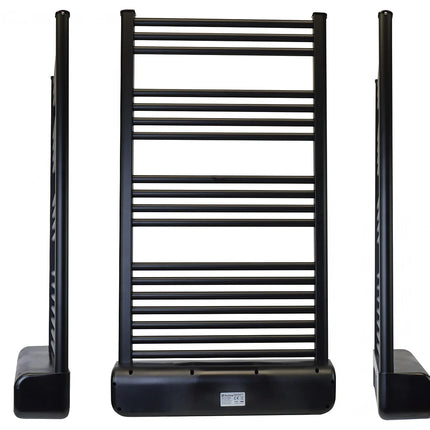 Radiateur sèche-serviettes électrique double chauffage avec contrôle WiFi - Noir - 54 cm - NTW-11 TURBO