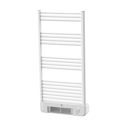 Radiateur sèche-serviettes électrique double chauffage avec contrôle WiFi - Blanc - 54 cm - NTW-11 TURBO