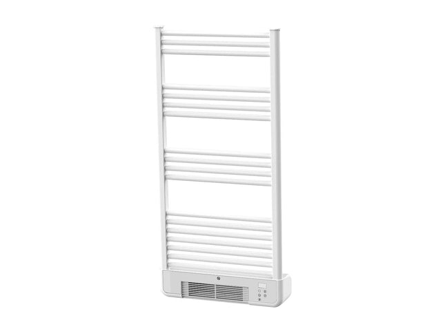 Radiateur sèche-serviettes électrique double chauffage avec contrôle WiFi - Blanc - 54 cm - NTW-11 TURBO