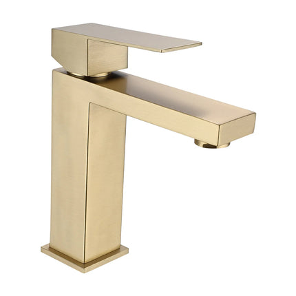 Meuble de salle de bain suspendu mat avec vasque à encastrer - Beige - 80 cm - ONDIL