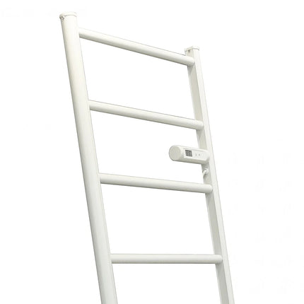 Sèche-serviettes électrique design en forme d’échelle - Blanc - 54 cm - NTW STAIR