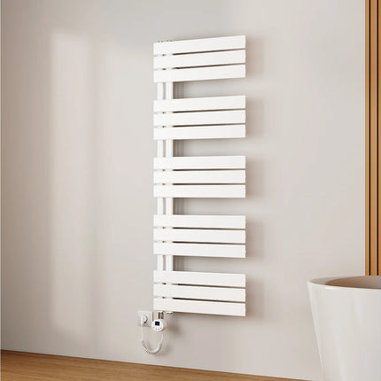 Radiateur sèche-serviettes électrique connecté gris anthracite - 76,2 cm - EMKE DS CONCEPT