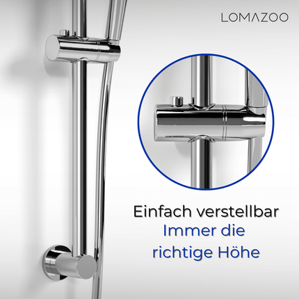 Kit de douche thermostatique avec pommeau multifonction - DS CONCEPT Cielo