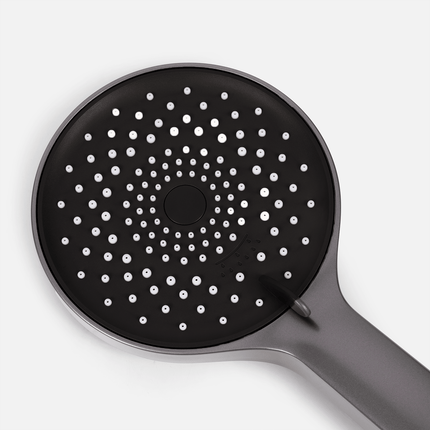 Douche encastrée finition Gun Metal - 30 cm - Cyra