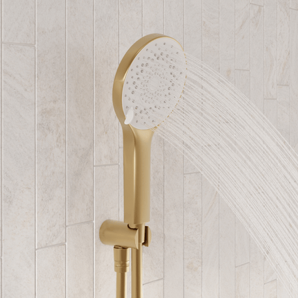 Douche encastrée finition or brossé - 30 cm - Mistral