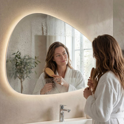Miroir salle de bain LED avec fonction anti-buée - 100 cm - Valencia