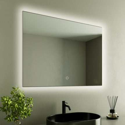 Miroir LED avec fonction anti-buée - 80 cm - Bryce