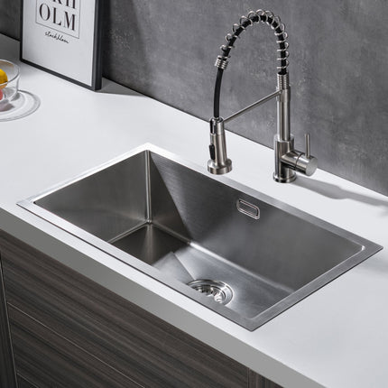 Évier à poser avec cuve profonde anti-bruit et anti-condensation - DS CONCEPT Capri