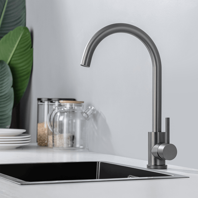 Mitigeur de cuisine finition Gun Metal - DS CONCEPT