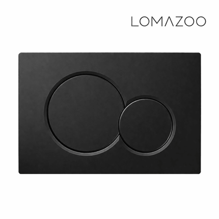 Toilette suspendue design rond avec réservoir encastré - blanc - Linea