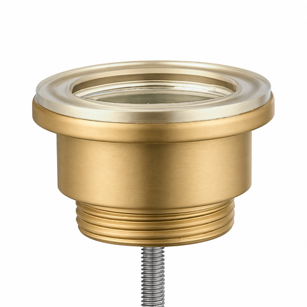 Bouchon de vidange à clic finition dorée - 4,2 cm - DS CONCEPT