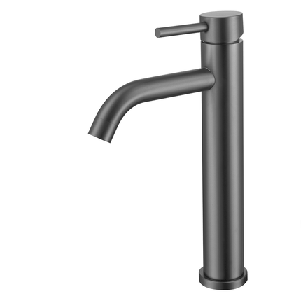 Robinet de lavabo avec vasque à poser - Gun Metal - Jasmin