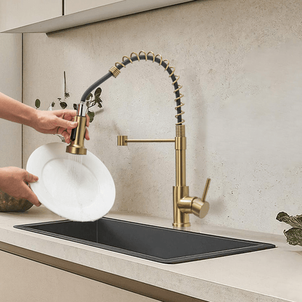Mitigeur de cuisine avec douchette extractible LUXOR - DS CONCEPT