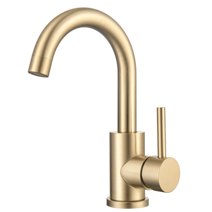 Robinet de lavabo finition dorée - DS CONCEPT Lysa