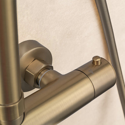Douche pluie dorée avec mitigeur thermostatique - Orléan DS CONCEPT