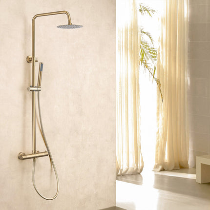 Douche pluie dorée avec mitigeur thermostatique - Orléan DS CONCEPT