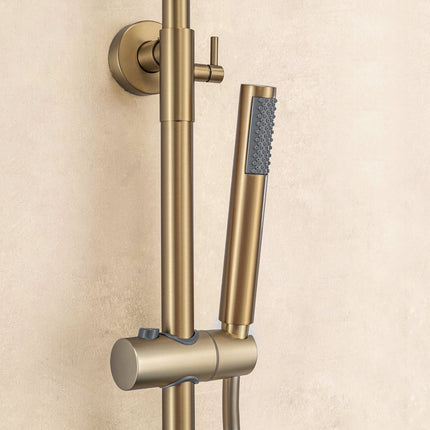 Douche pluie dorée avec mitigeur thermostatique - Orléan DS CONCEPT
