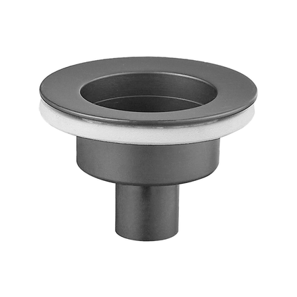 Bouchon de vidange à clic - Gun Metal - 4,2 cm - DS CONCEPT