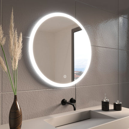 Miroir salle de bains LED avec fonction anti-buée - 60 cm - SEATTLE