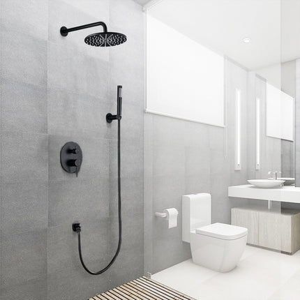 Douche encastrée design moderne avec mitigeur encastré - noir - DS CONCEPT ProShower Telesto