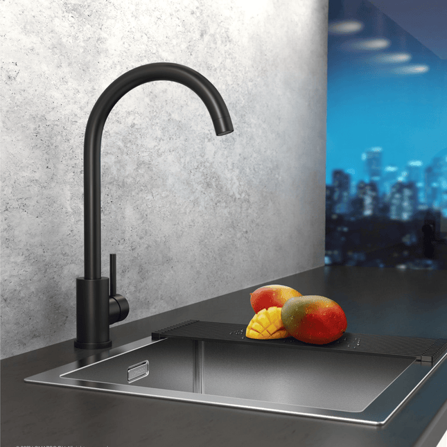 Mitigeur de cuisine finition noir mat - Titan