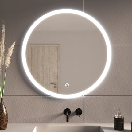 Miroir LED avec éclairage ajustable et anti-buée - 70 cm - Vegas