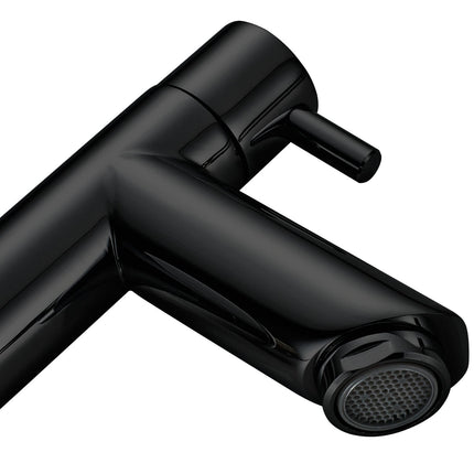Robinet de lavabo design contemporain avec finition CleanPlus® - noir - VITTEL